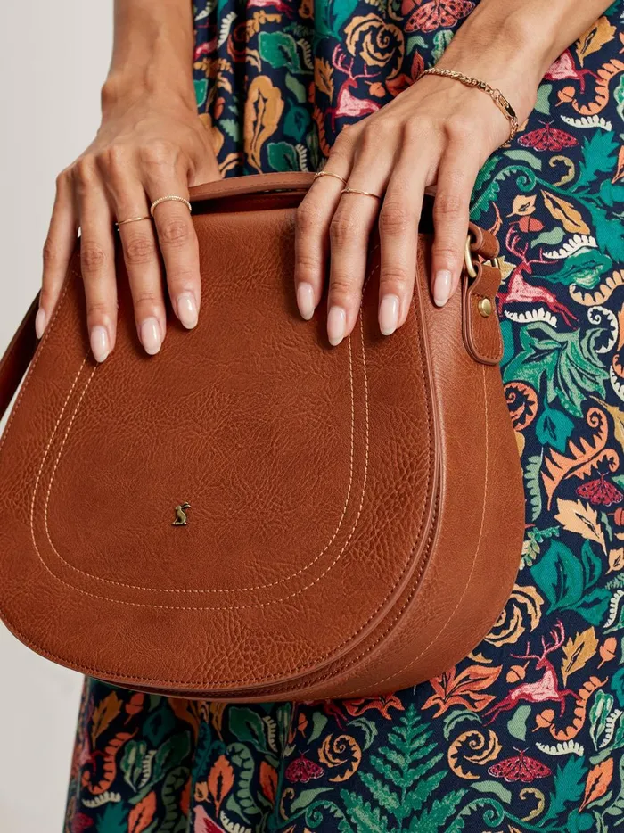 Joules Bags Women Brown Outlet Saddle Leather Bag