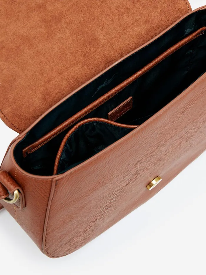 Joules Bags Women Brown Outlet Saddle Leather Bag
