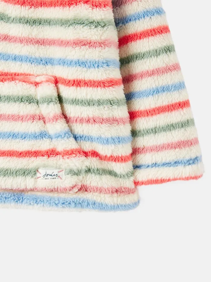 Joules Coats and Jackets Girls Cream Quarter Zip Fleece