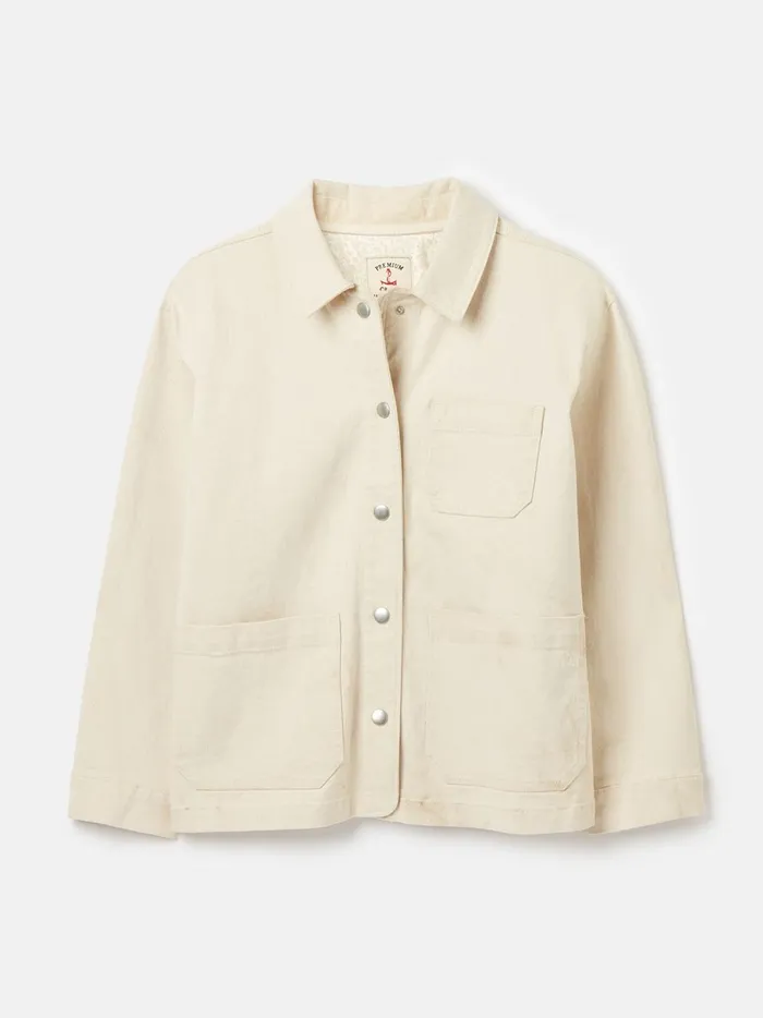 Joules Coats and Jackets Women White Chore Jacket