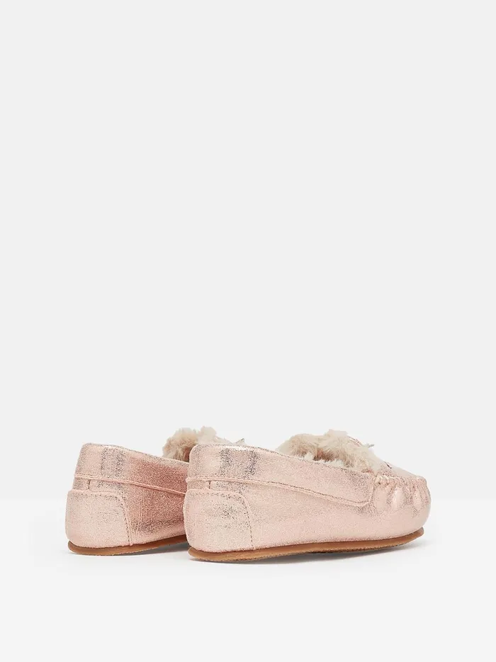 Joules Nightwear Girls Pink Unicorn Slippers