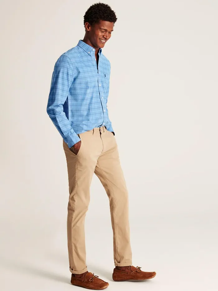 Joules Shirts Men Blue Classic Fit Shirt