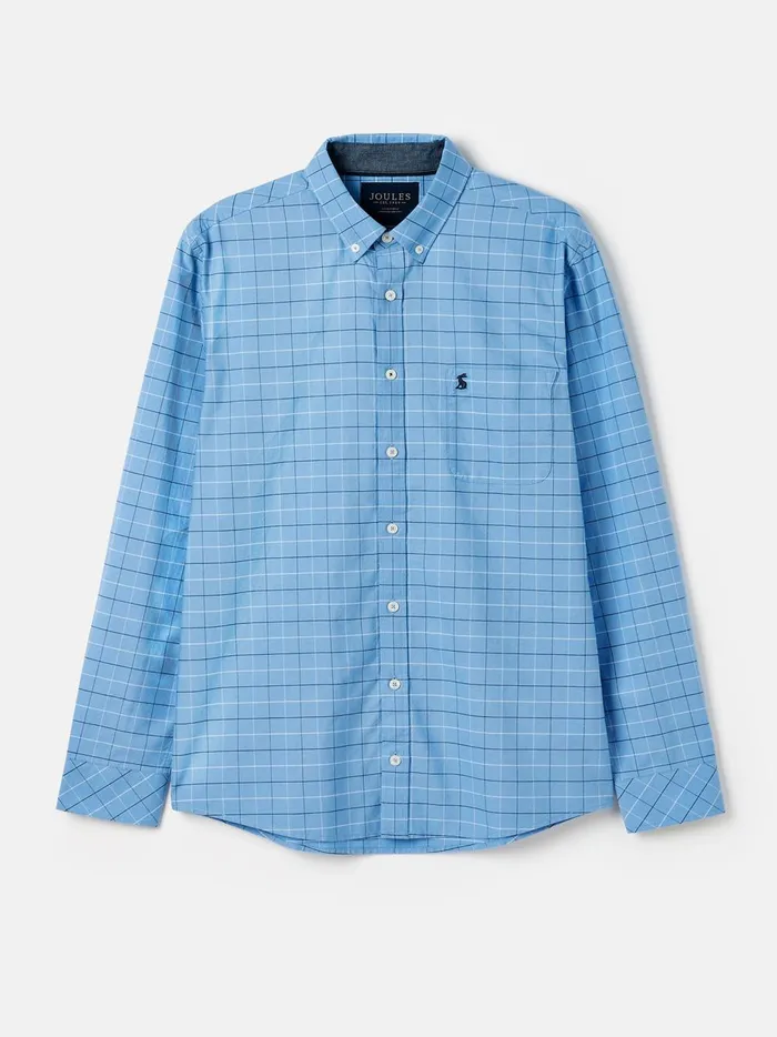 Joules Shirts Men Blue Classic Fit Shirt