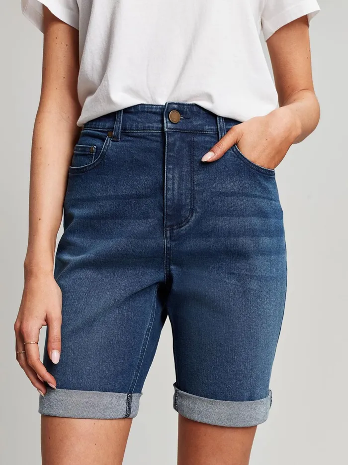 Joules Shorts and Skirts Women Blue Denim Shorts