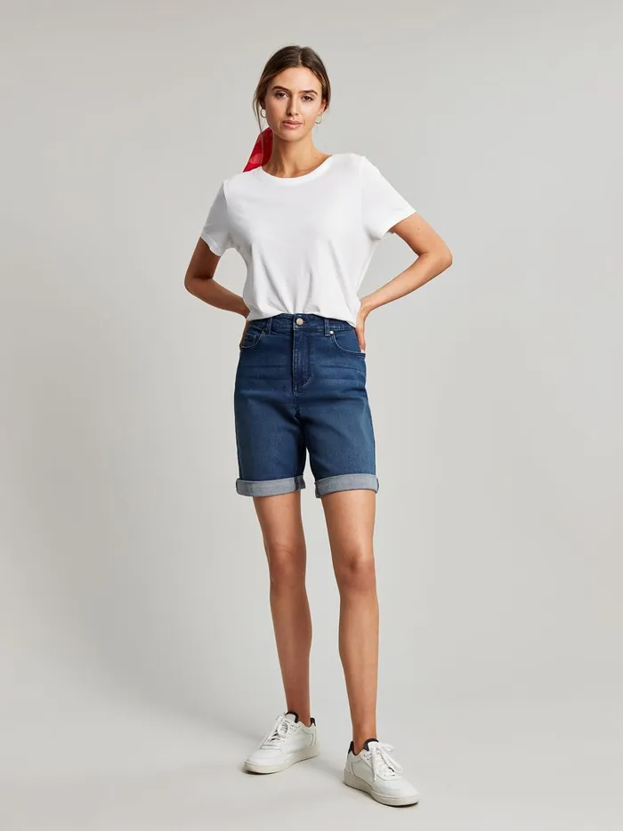 Joules Shorts and Skirts Women Blue Denim Shorts