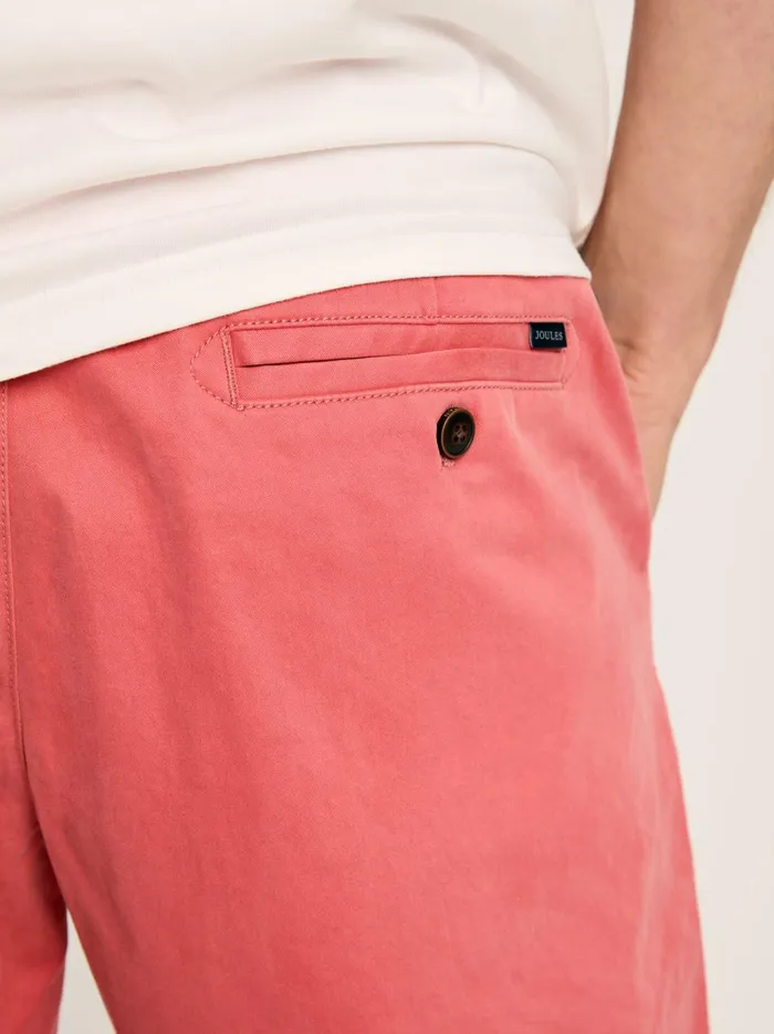 Joules Shorts Men Pink Chino Shorts