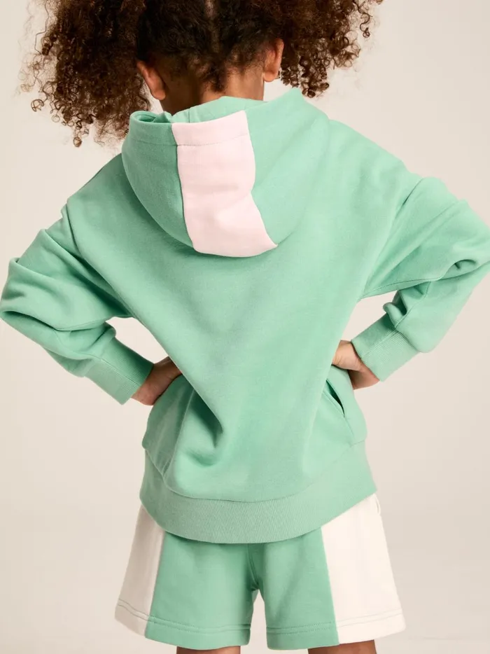 Joules Skirts Girls Green Colourblock Jersey Shorts