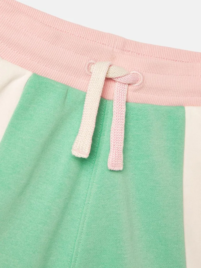 Joules Skirts Girls Green Colourblock Jersey Shorts