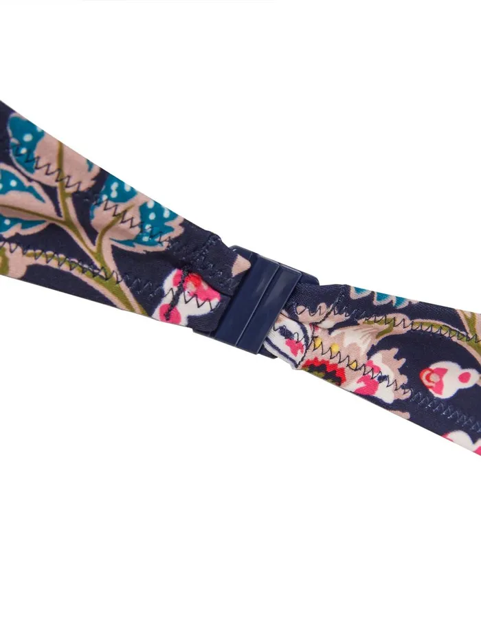 Joules Swimwear and Beachwear Women Navy Floral Bikini Top