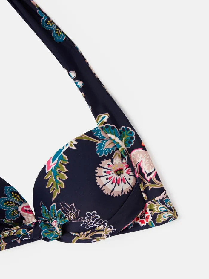 Joules Swimwear and Beachwear Women Navy Floral Bikini Top