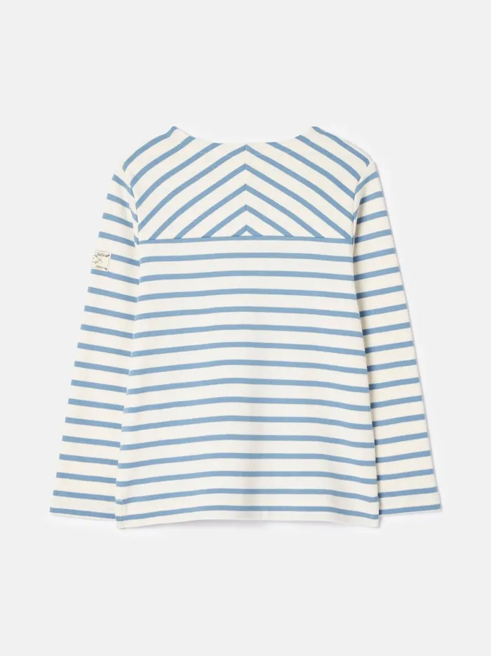 Joules Tops and Tshirts Girls Blue Striped Long Sleeve Jersey Top