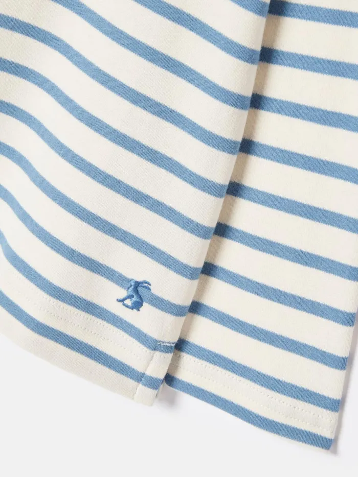 Joules Tops and Tshirts Girls Blue Striped Long Sleeve Jersey Top