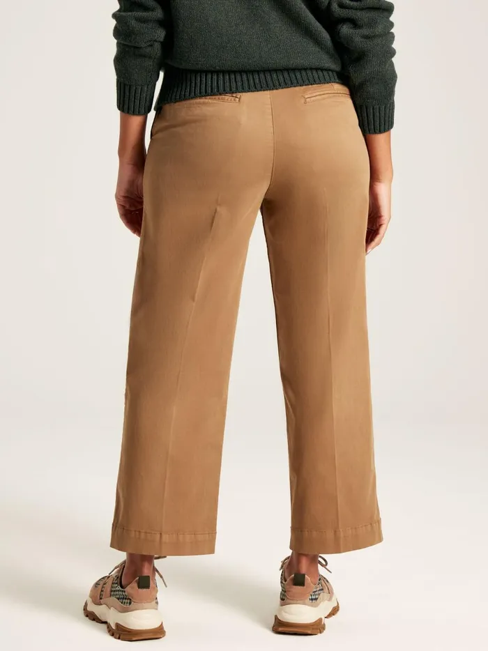 Joules Trousers and Leggings Women Tan Brown Straight Leg Chinos