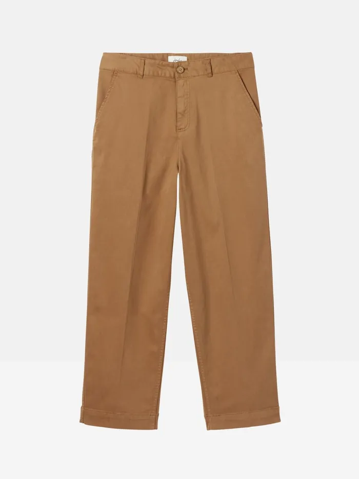 Joules Trousers and Leggings Women Tan Brown Straight Leg Chinos