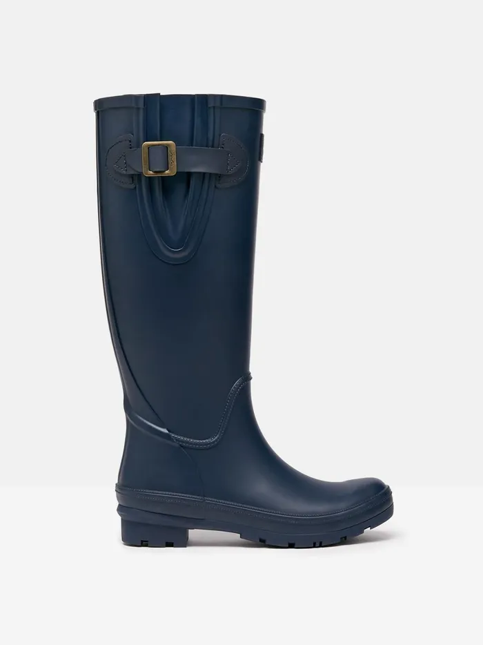 Joules Wellies Women Navy Adjustable Tall Wellies