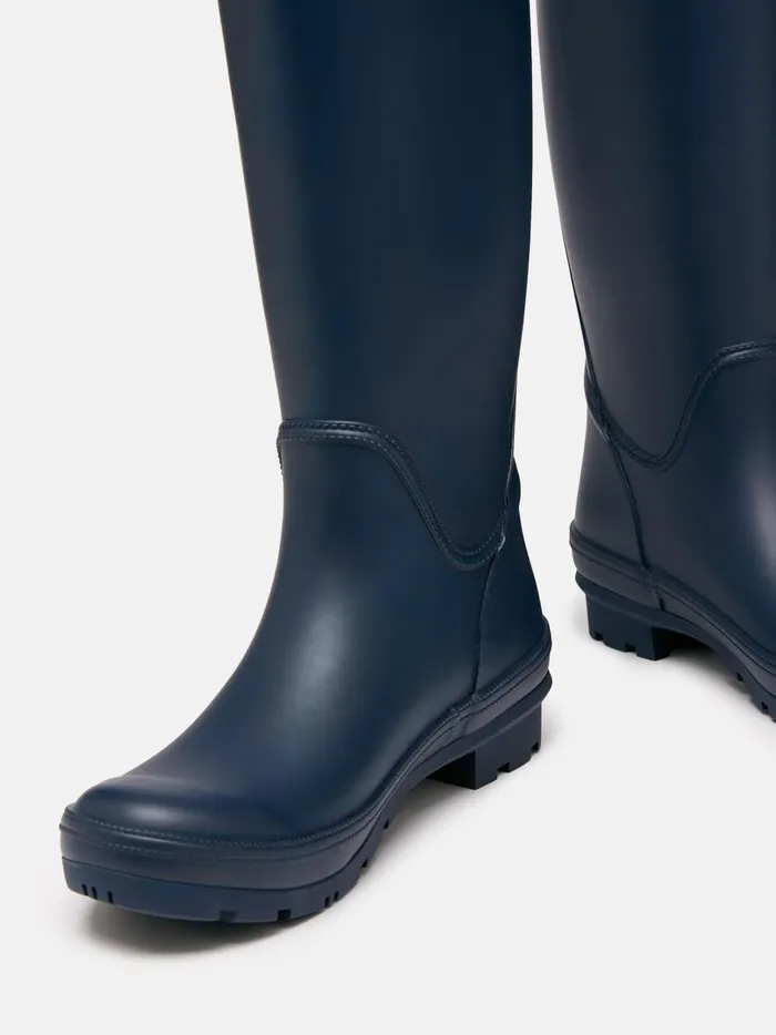 Joules Wellies Women Navy Adjustable Tall Wellies