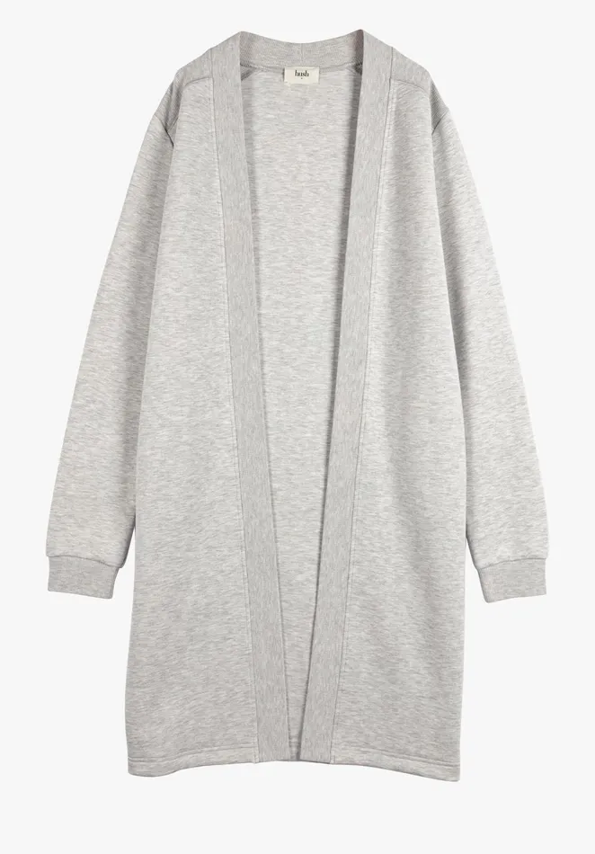 Jumpers and Cardigans Women Hush Ribbed Jersey Jacket Pale Grey Marl