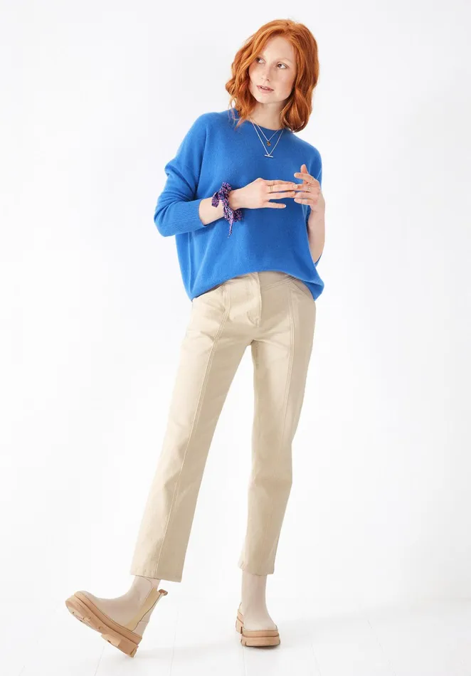 Jumpers and Cardigans Women Hush Tilly Cashmere Jumper Blue