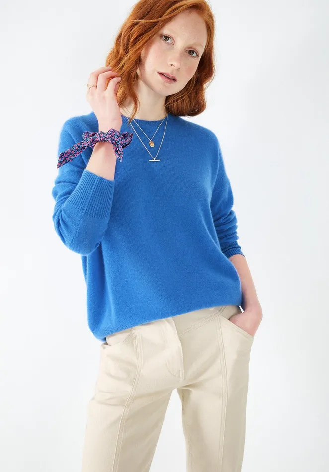 Jumpers and Cardigans Women Hush Tilly Cashmere Jumper Blue