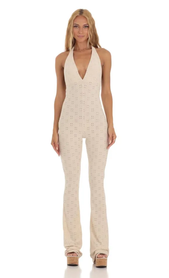 Jumpsuit Cream Women LUCY IN THE SKY Jumpsuits
