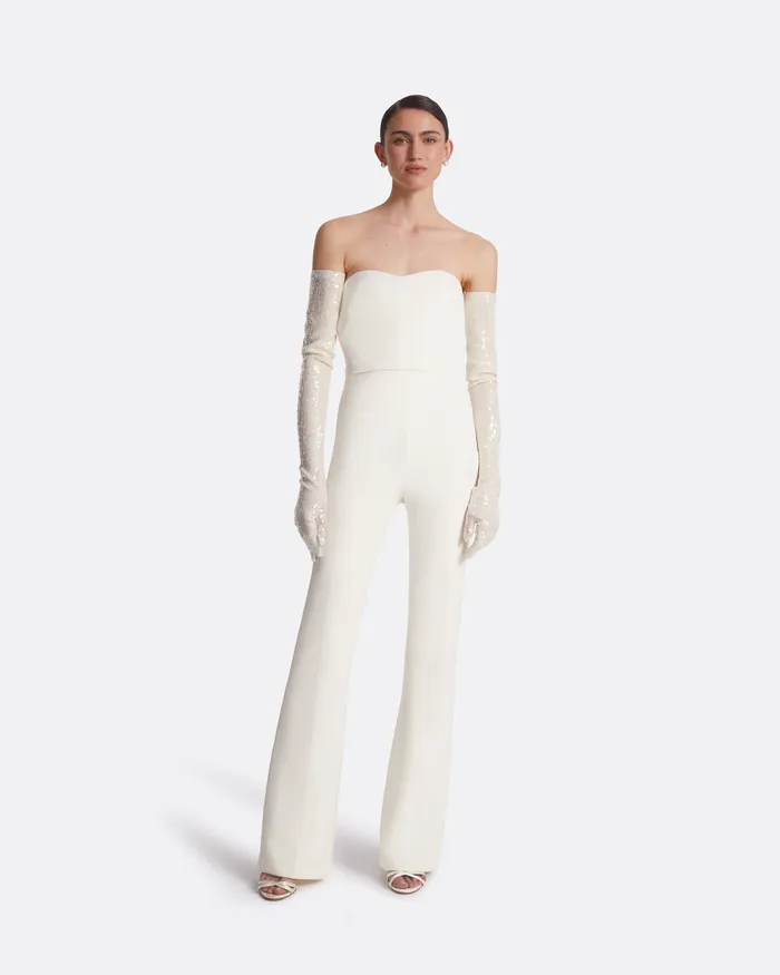 Jumpsuits Safiyaa Women Immie Ivory Jumpsuit Ivory