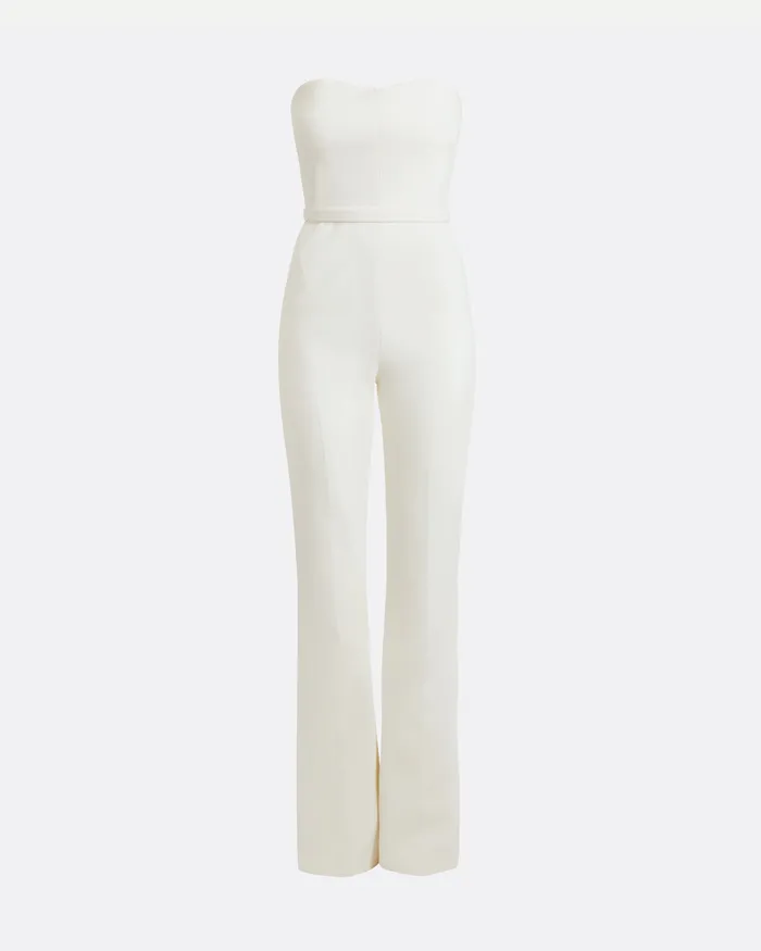 Jumpsuits Safiyaa Women Immie Ivory Jumpsuit Ivory
