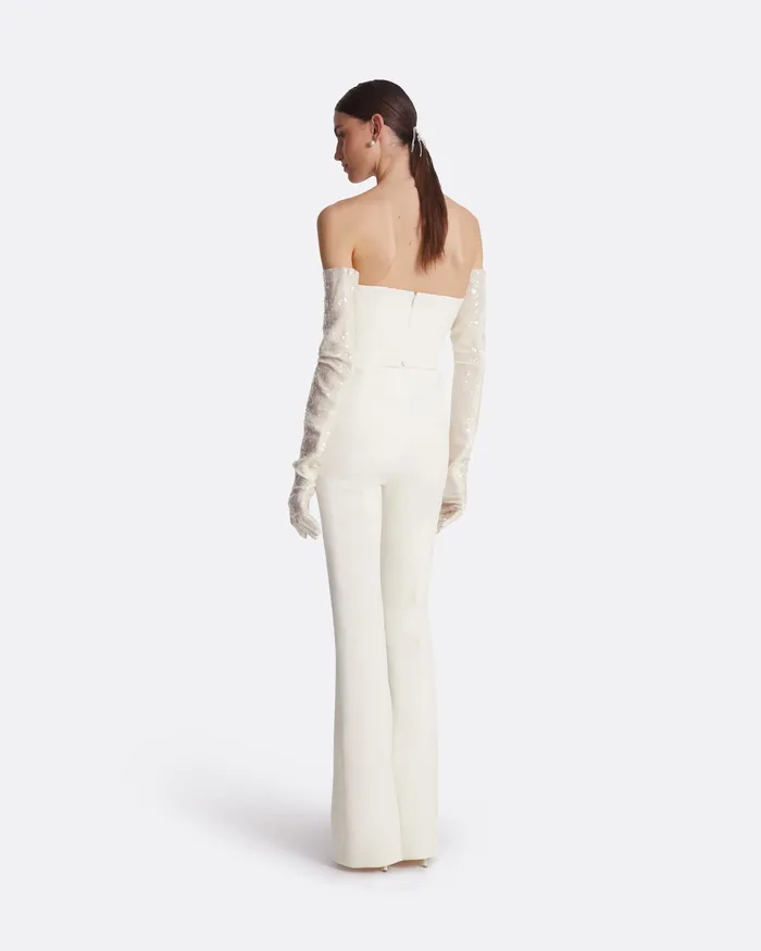Jumpsuits Safiyaa Women Immie Ivory Jumpsuit Ivory