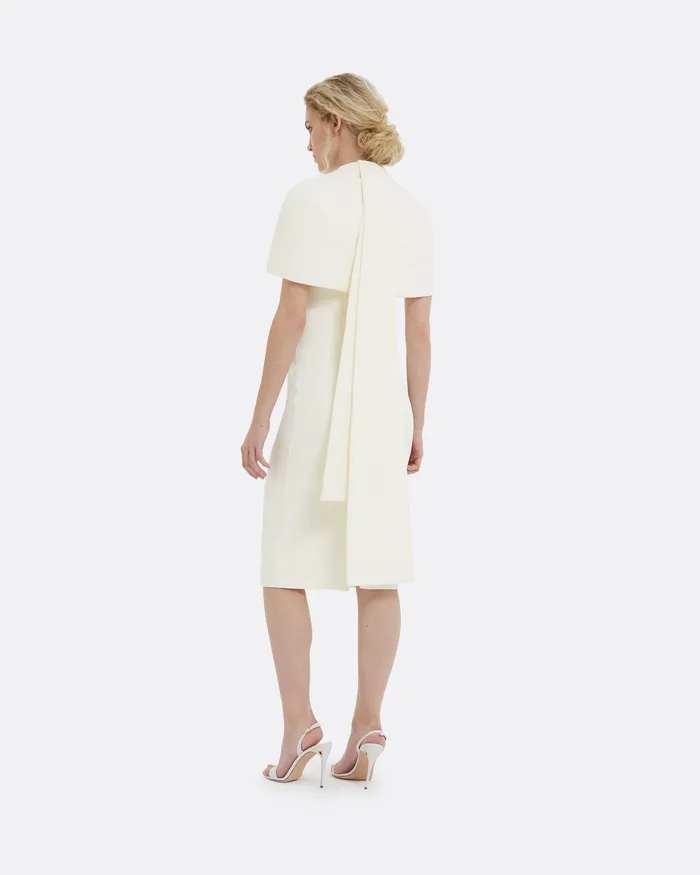 Kalika Ivory Midi Dress Ivory Bridal Safiyaa Women