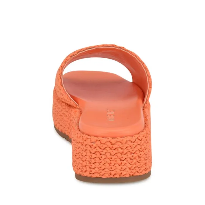 Keziah Flatform Slide Sandals Orange Women Nine West Sandals Keziah Flatform Slide Sandals Orange Women Nine West Sandals