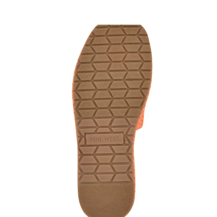 Keziah Flatform Slide Sandals Orange Women Nine West Sandals Keziah Flatform Slide Sandals Orange Women Nine West Sandals