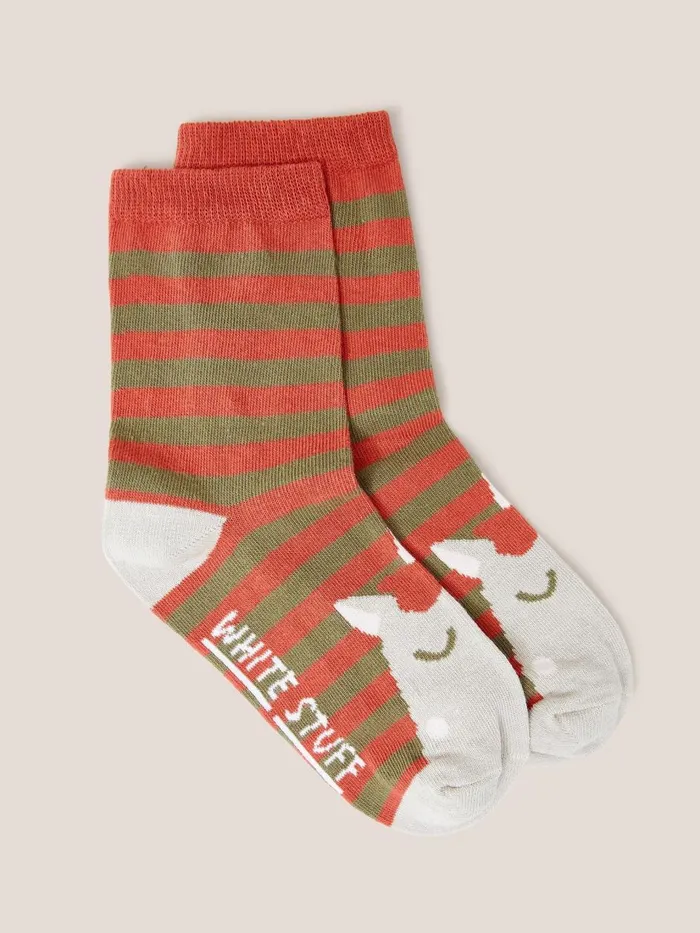 Kids ACCESSORIES White Stuff Unicorn Socks Mid Red Kids ACCESSORIES White Stuff Unicorn Socks Mid Red