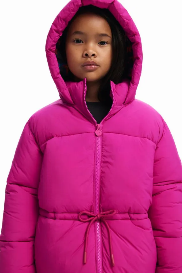 Kids Coats And Jackets Desigual Long Coat Large Hood Pockets