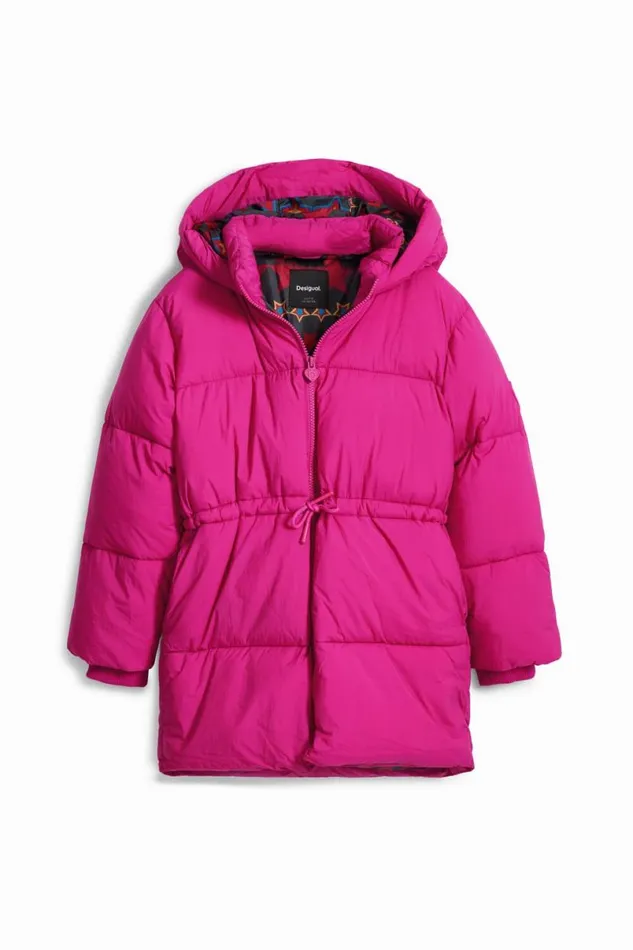 Kids Coats And Jackets Desigual Long Coat Large Hood Pockets