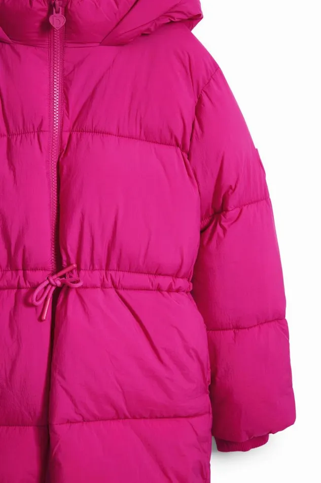 Kids Coats And Jackets Desigual Long Coat Large Hood Pockets