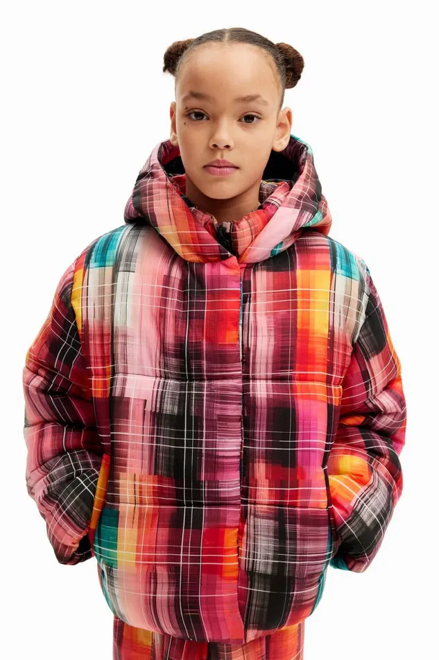 Kids Coats And Jackets Desigual Printed Padded Coat