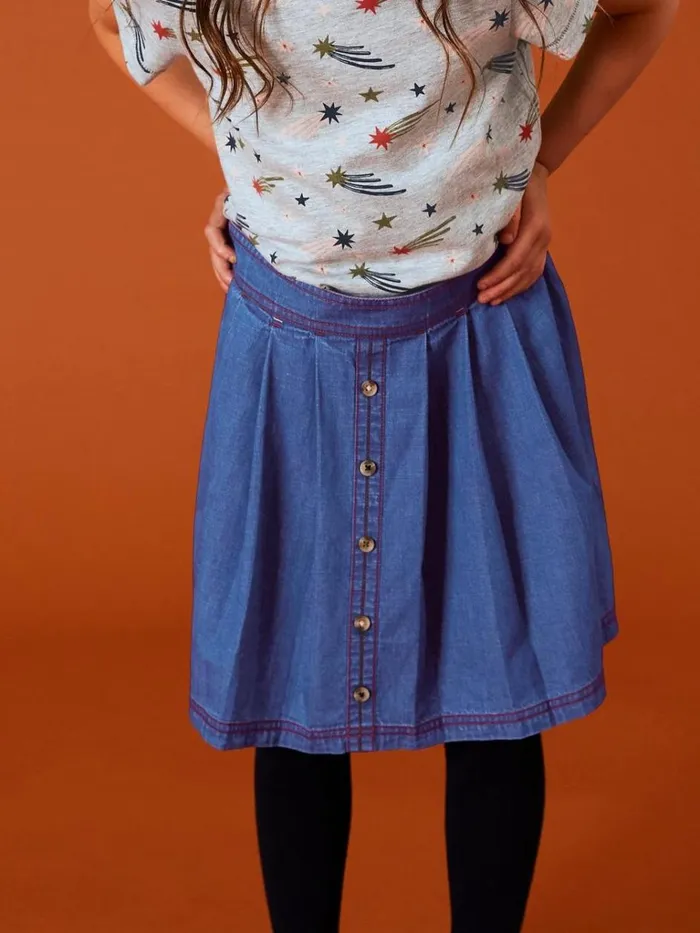 Kids DRESSES and SKIRTS White Stuff Nora Denim Skirt Mid Denim