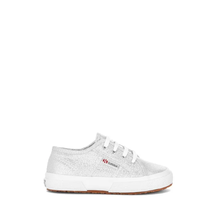Kids Girl 2750LAMEJ Sneaker GREY SILVER Superga Low Cut