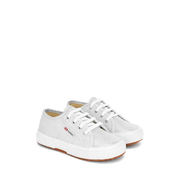 Kids Girl 2750LAMEJ Sneaker GREY SILVER Superga Low Cut