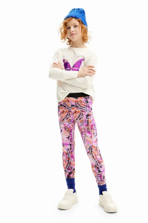 Kids Leggings Desigual Butterfly Wings Leggings