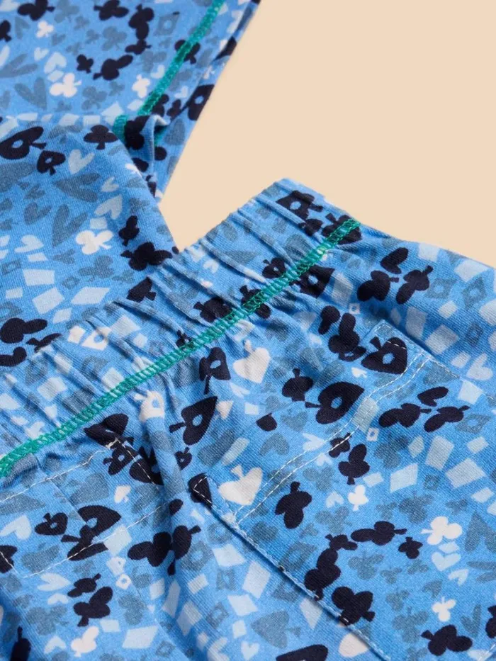 Kids PYJAMAS White Stuff Camo Short PJ Set Blue Multi