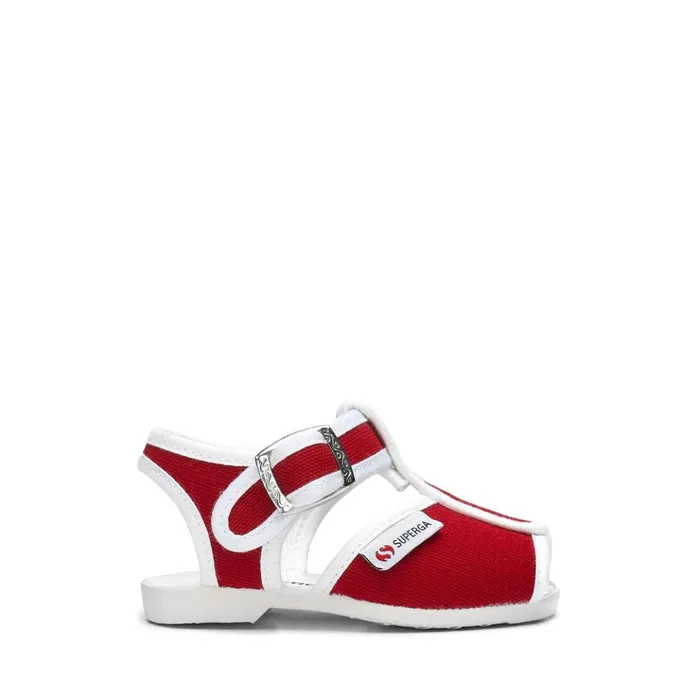 Kids Sandals Kid Unisex 1200COTJ Sandal RED Superga Sandals