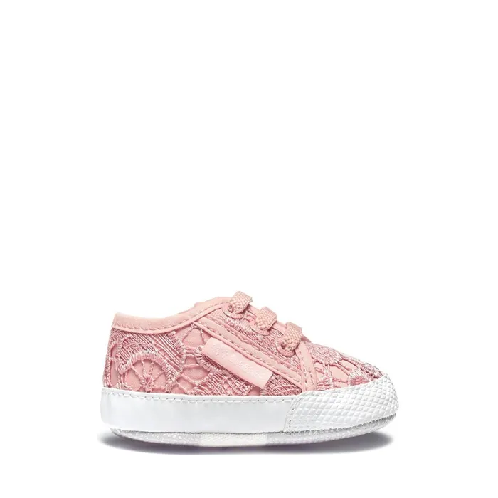 Kids Sneakers Girl 4006MACRAMEB Low Cut PINK BLUSHFAVORIO Superga Low Cut
