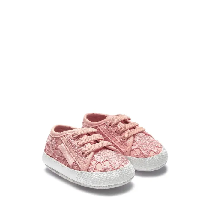 Kids Sneakers Girl 4006MACRAMEB Low Cut PINK BLUSHFAVORIO Superga Low Cut
