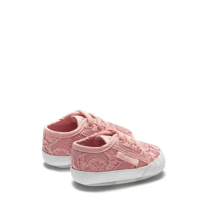 Kids Sneakers Girl 4006MACRAMEB Low Cut PINK BLUSHFAVORIO Superga Low Cut