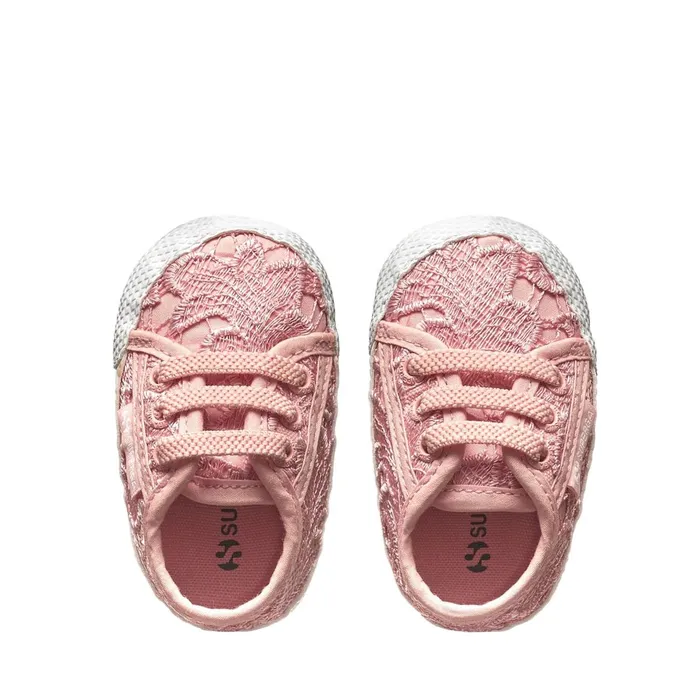 Kids Sneakers Girl 4006MACRAMEB Low Cut PINK BLUSHFAVORIO Superga Low Cut