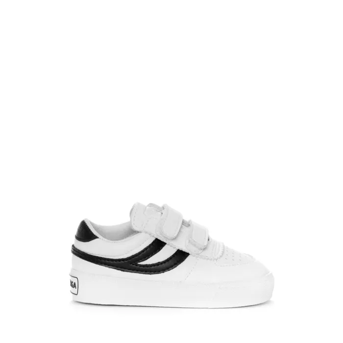 Kids Sneakers Kid Unisex 2846 KIDS SEATTLE STRAPS VEGAN MATERIAL Low Cut WHITEBLUE GREY DK Superga Low Cut