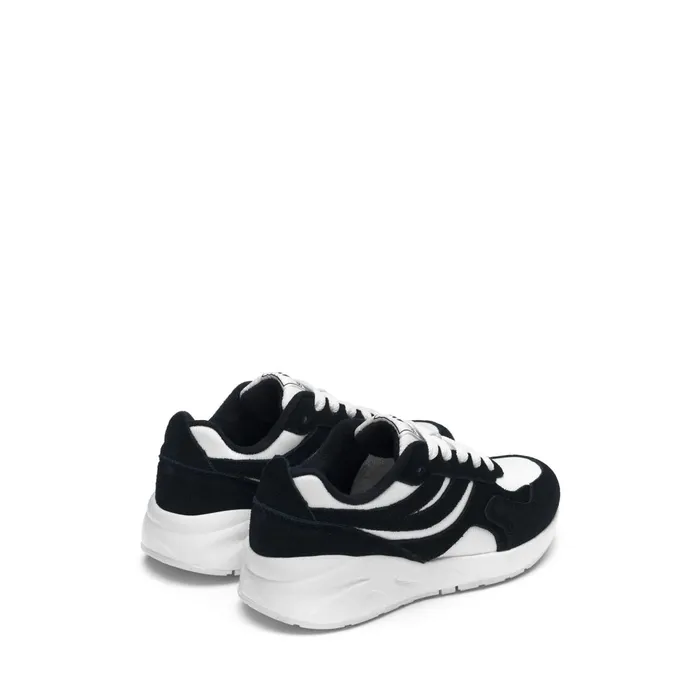 Kids Sneakers Kid Unisex 4073 KIDS TRAINING POLY SUEDE Low Cut WHITEBLUE NAVY Superga Low Cut