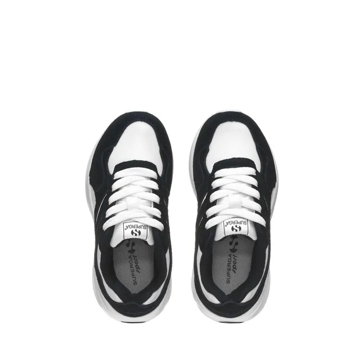 Kids Sneakers Kid Unisex 4073 KIDS TRAINING POLY SUEDE Low Cut WHITEBLUE NAVY Superga Low Cut