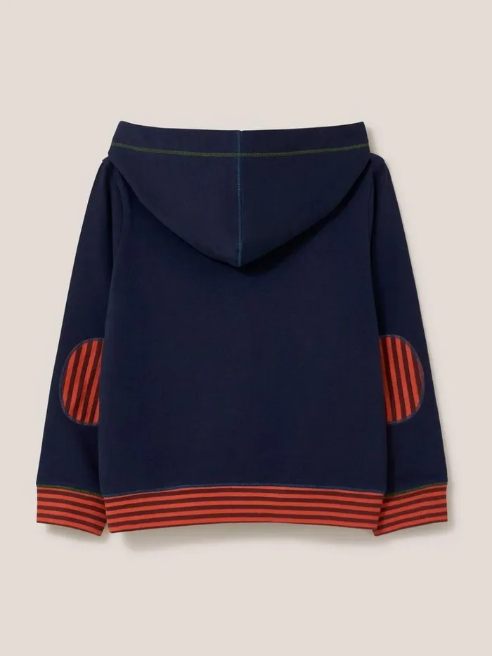 Kids SWEATS White Stuff Frankie Hoodie Dark Navy Kids SWEATS White Stuff Frankie Hoodie Dark Navy