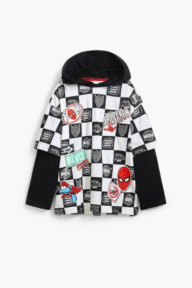 Kids Tshirts And Shirts Desigual Combined Marvel Tshirt